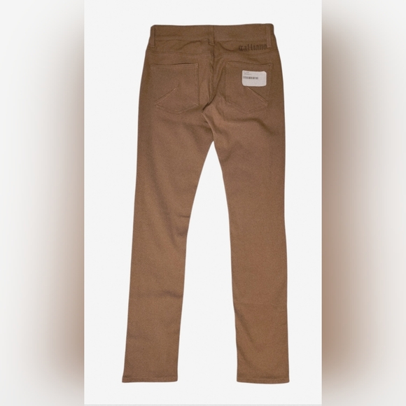 Womens Galliano Camel Stretch Skinny Jeans Size 26 Brand New Made In Italy - Picture 6 of 11
